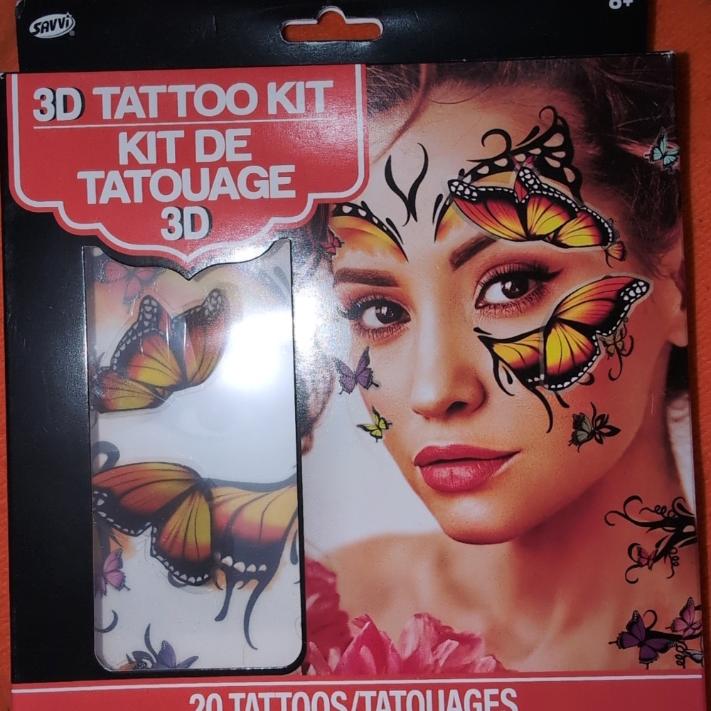 3D Butterfly Tattoo Kit